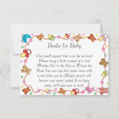 Baby Elements Babyduschenbücher für Babykarten Einladung (Vorderseite)