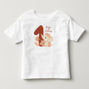 Baby Elephant 1. Geburtstag Kleinkind T-shirt