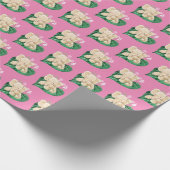 Baby Elephant am Leaf Geschenkpapier (Ecke)