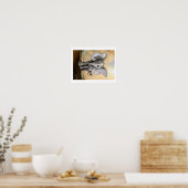 Baby Elephant Art Print Poster (Küche)