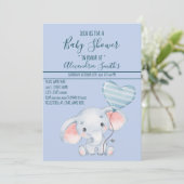 Baby Elephant Baby Dusche Einladung