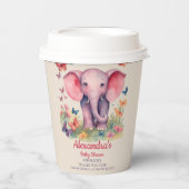 Baby Elephant Baby Dusche Pappbecher (Vorderseite)