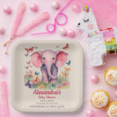 Baby Elephant Baby Dusche Pappteller (Party)
