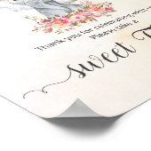 Baby Elephant Baby Dusche Sweet Leckerei Poster (Ecke)