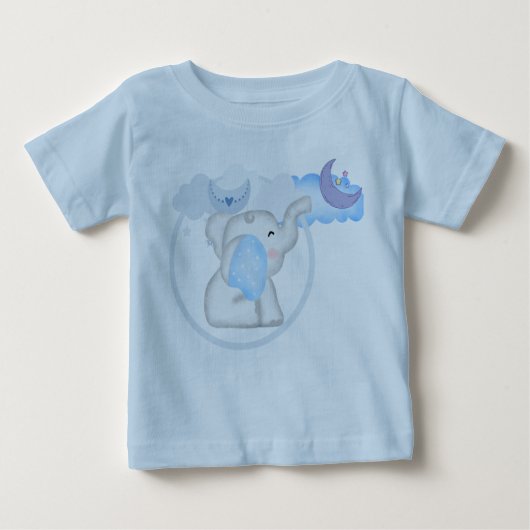 Baby Elephant Baby T - Shirt (Vorderseite)
