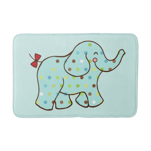 Baby Elephant Bath Mat Badematte (Vorderseite)