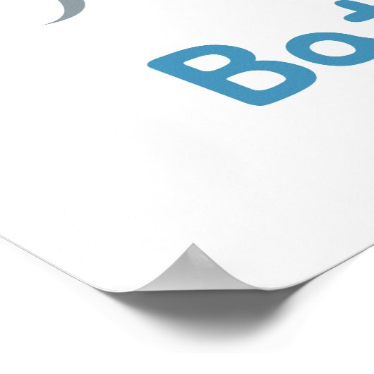 Baby Elephant Bath Time Poster (Ecke)