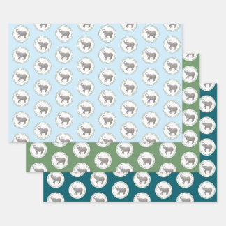 Baby Elephant Birthday Geschenkpapier Set