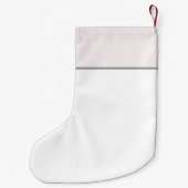 Baby Elephant Blase Bath Ankündigung Kleiner Weihnachtsstrumpf (Rückseite)