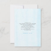 Baby Elephant Boy Baby Dusche Vielen Dank Dankeskarte (Rückseite)