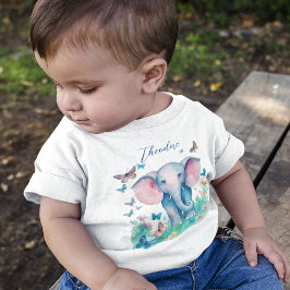 Baby Elephant Boy Baby T-shirt