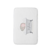 Baby Elephant Bubble Bath Badematte (Vorderseite Vertikal)