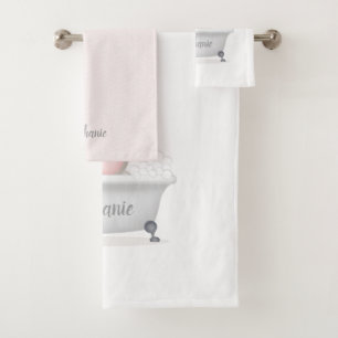 Baby Elephant Bubble Bath Badhandtuch Set
