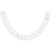 Baby Elephant Bubble Bath Boy Baby Dusche Wimpelkette (Alle)