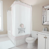 Baby Elephant Bubble Bath Duschvorhang (Beispiel)