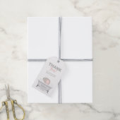 Baby Elephant Bubble Bath Girl Babydusche Geschenkanhänger (Mit Garn)