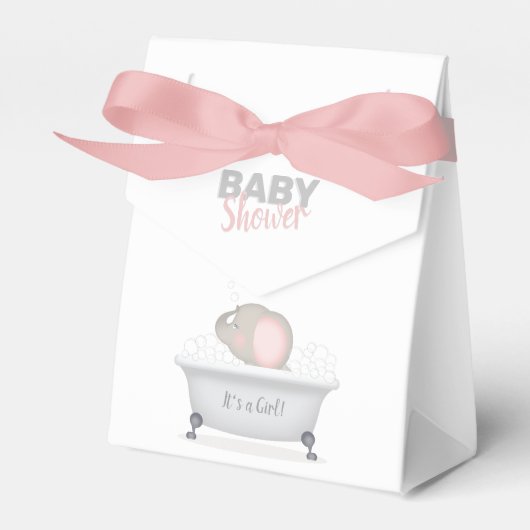 Baby Elephant Bubble Bath Girl Babydusche Geschenkschachtel (Vorderseite)