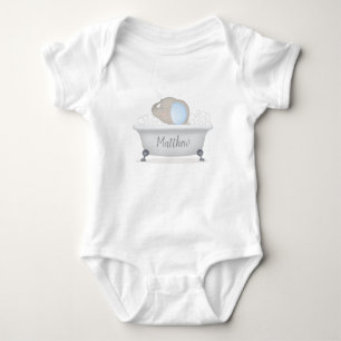 Baby Elephant Bubble Bath Strampler