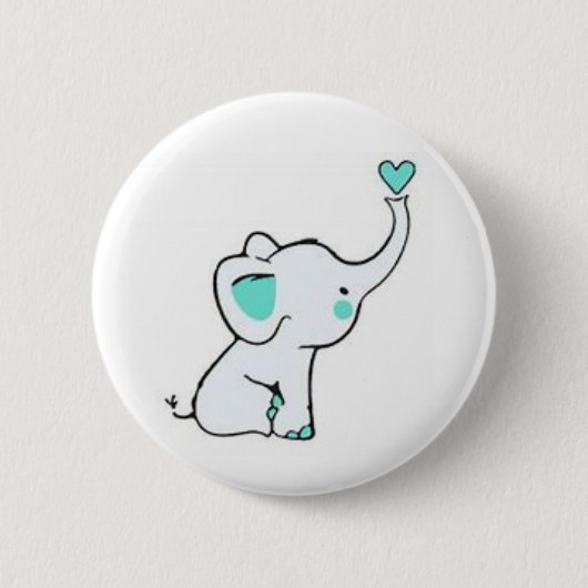 Baby Elephant Button (Vorderseite)