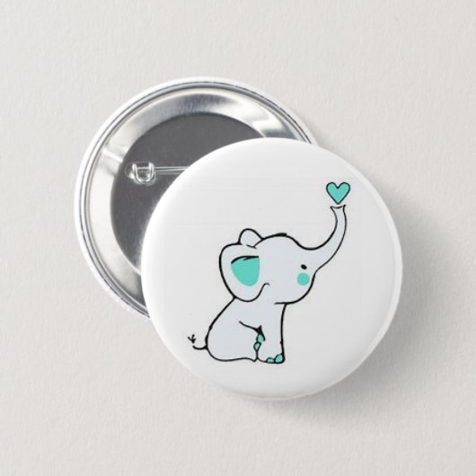 Baby Elephant Button (Vorne & Hinten)