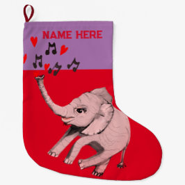 Baby Elephant Christmas Strumpf Großer Weihnachtsstrumpf