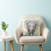 Baby Elephant Custom Throw Kissen (Stuhl )