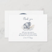 Baby Elephant danke Ihnen Karten (Vorne/Hinten)