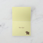 Baby Elephant Dankeschön Card Dankeskarte (Innenseite)