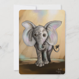 Baby Elephant Einladung