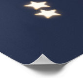 Baby Elephant Fishing for Stars Poster (Ecke)