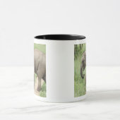 Baby Elephant folgt der Mutter, Corbett Tasse (Zentrum)