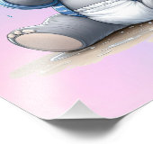 Baby Elephant Fotodruck (Ecke)