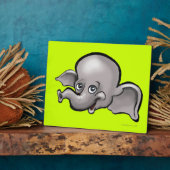 Baby Elephant Fotoplatte (Seite)