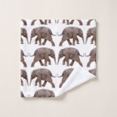 Baby Elephant Frenzy Badezimmer Handtuchhandtuch S Badhandtuch Set (Waschlappen)