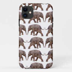 Baby Elephant Frenzy iPhone 5 Hülle (Weiß)