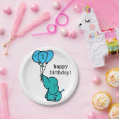 Baby Elephant - Geburtstags-Teller - Anpassung Pappteller (Party)