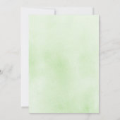 Baby Elephant Gender Neutral Niedlich Baby Dusche Einladung (Rückseite)