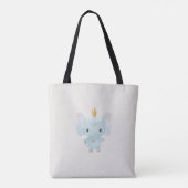 Baby Elephant, Gold Crown - Hallo wunderschön Tasche (Rückseite)