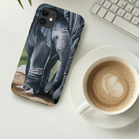 Baby Elephant Gray Niedlich Case-Mate iPhone Hülle