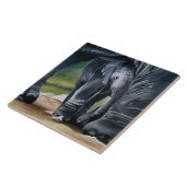 Baby Elephant Gray Niedlich Fliese (Seite)