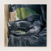 Baby Elephant Gray Niedlich Puzzle (Horizontal)