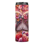 Baby Elephant Heart Floral Thermosbecher (Rückseite)