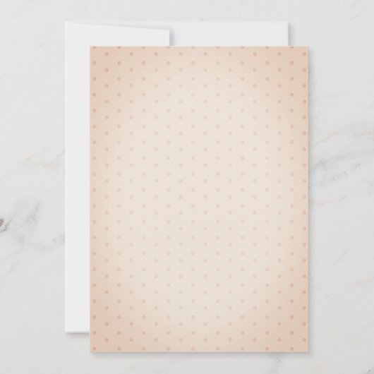 Baby Elephant Ice Creme Polka Dots Baby Dusche Einladung (Rückseite)