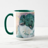 Baby Elephant in Ei Tasse - I Liebe Sie MAMA & DA (Links)