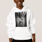 Baby Elephant in einem Heißluftballon Hoodie (Vorderseite)