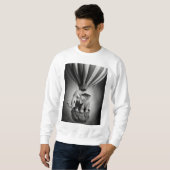 Baby Elephant in einem Heißluftballon Sweatshirt (Vorne ganz)