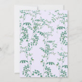 BABY ELEPHANT INVITATION EINLADUNG (Rückseite)