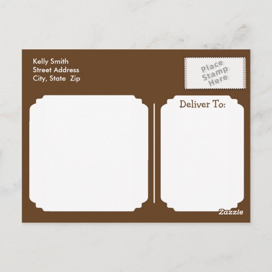 Baby Elephant; Jungle Animal Danke Postkarte (Rückseite)