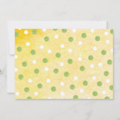 Baby Elephant Jungle Baby Dusche Einladung (Rückseite)