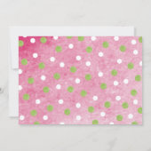 Baby Elephant Jungle Baby Dusche Einladung (Rückseite)